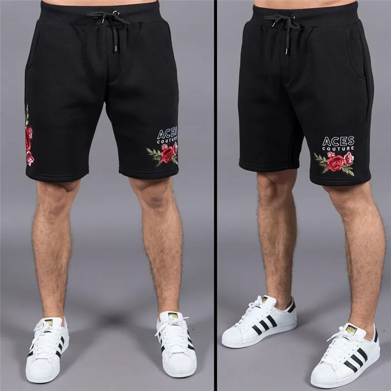 GYMLOCKER мужские Бодибилдинг шорты выше колена тренажерные залы фитнес slim fit