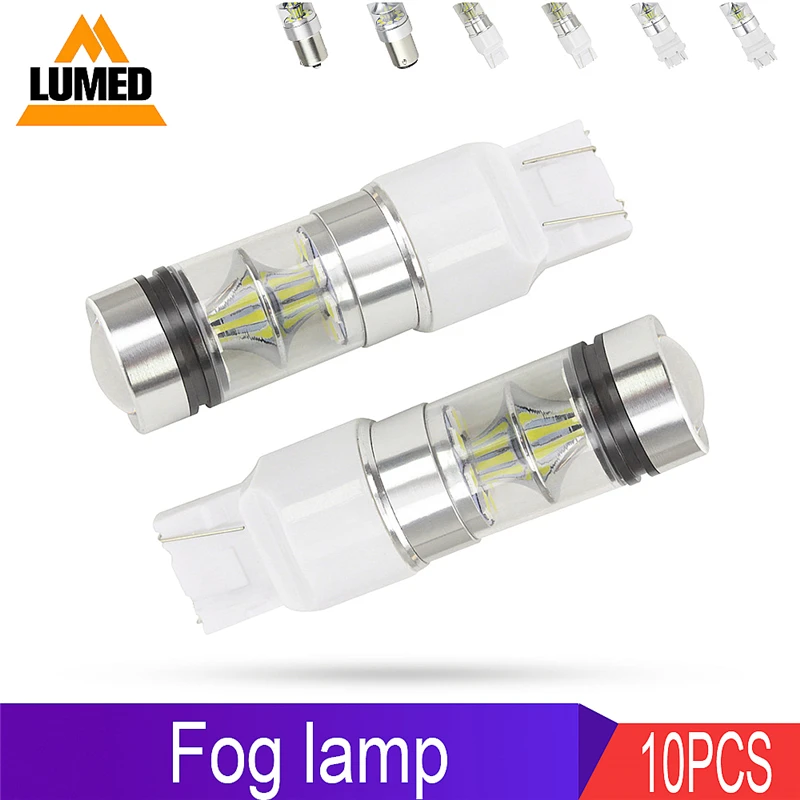 10x BA15S 1156 P21W 7440 7443 3156 3157 BAY15d светодиодный 20 SMD 1157 Автомобильные светодиодные