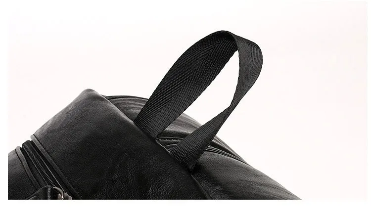 Мужской кожаный рюкзак, мужские рюкзаки для путешествий, Mochila Masculina, Черная мужская сумка для книг, рюкзак для ноутбука, Mochilas Para Hombre Man