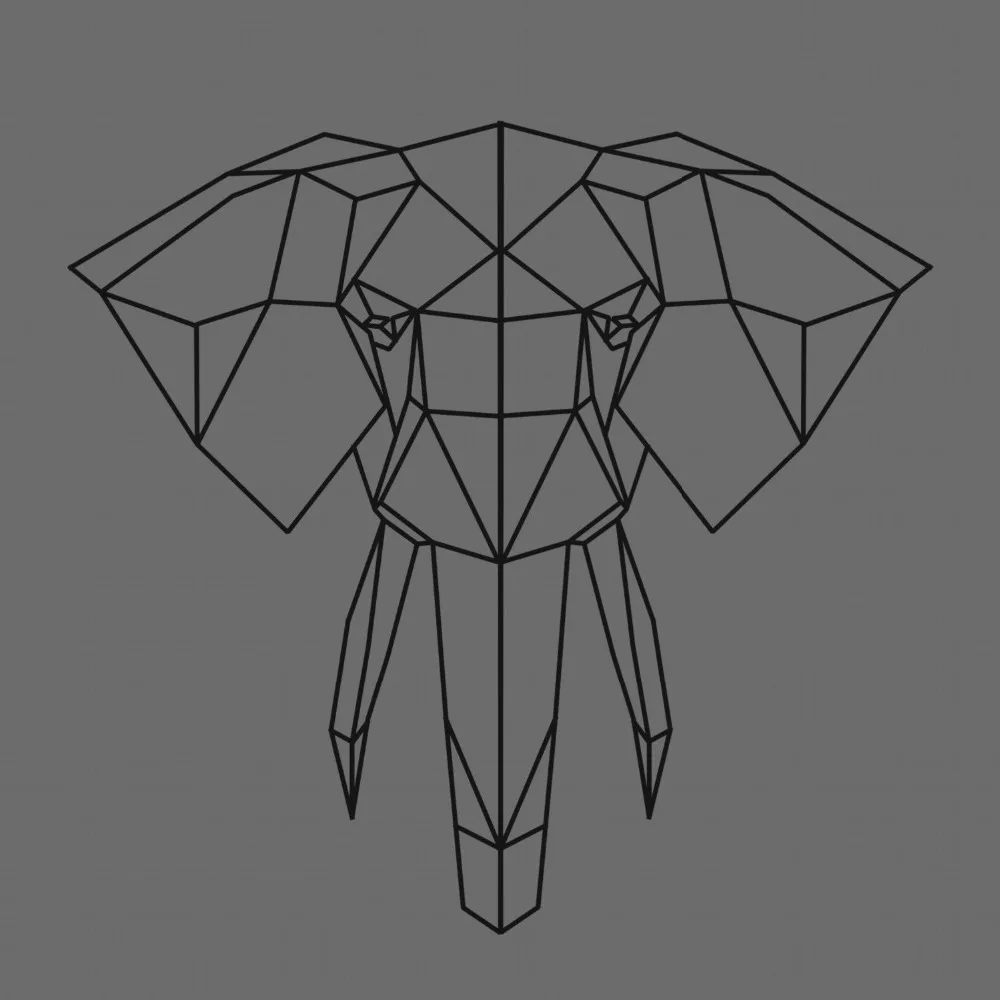 Геометрический женский домашний декор для гостиной Геометрические Животные