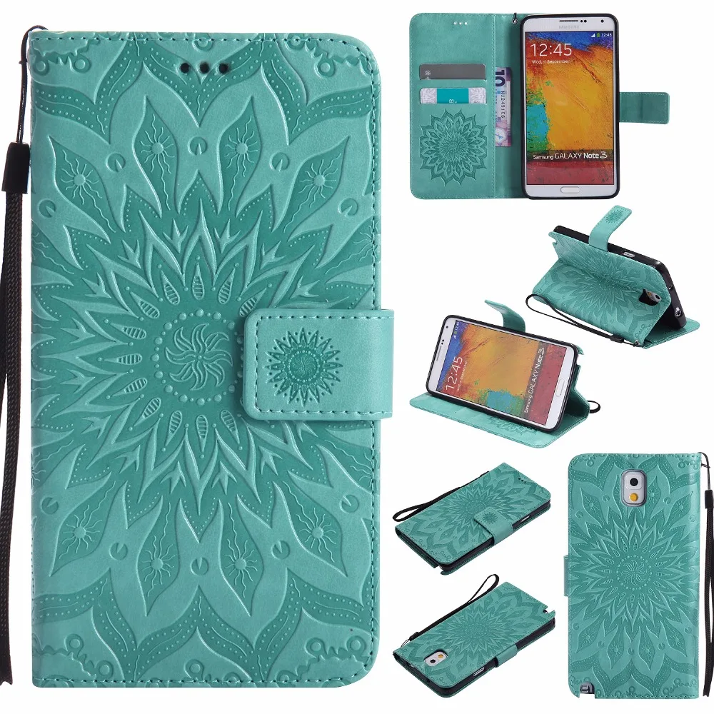 For coque Samsung Note 3 Case Fundas Galaxy Note3 N900 N9000 N9005 3D Wallet Magnet Flip Cover Leather |