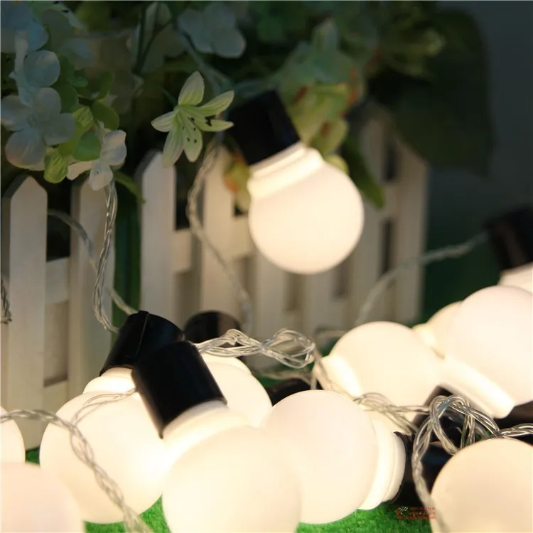 Luminarias, большой размер, 10 м, светодиодный шар, гирлянда, занавеска, Сказочная гирлянда, лампы для свадьбы, внутреннего, наружного, Рождественского, праздничного освещения