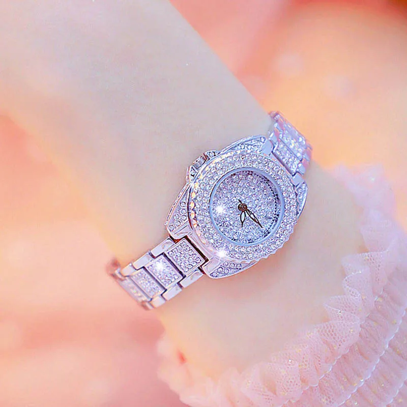 Женские часы из серебра 2019 пробы женские с браслетом стали Montre Femme | Наручные