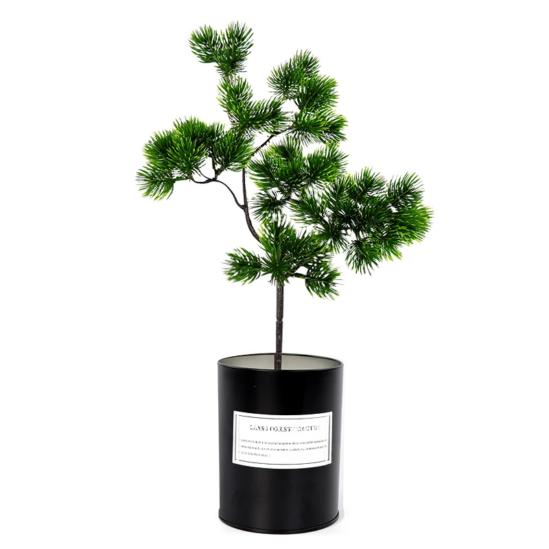 Имитация растений искусственные растения сосновые ветки Пластиковые Зеленые