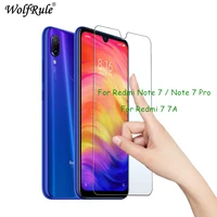 2pcs screen protector for xiaomi redmi note 7 glass for redmi 7a protective ultrathin for xiaomi redmi note 7 pro tempered glass