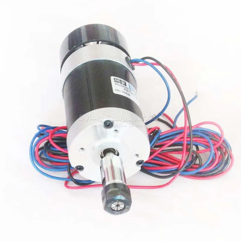 Высокоскоростной ER11 DC 400W бесщеточный электродвигатель вращения шпинделя 48V для