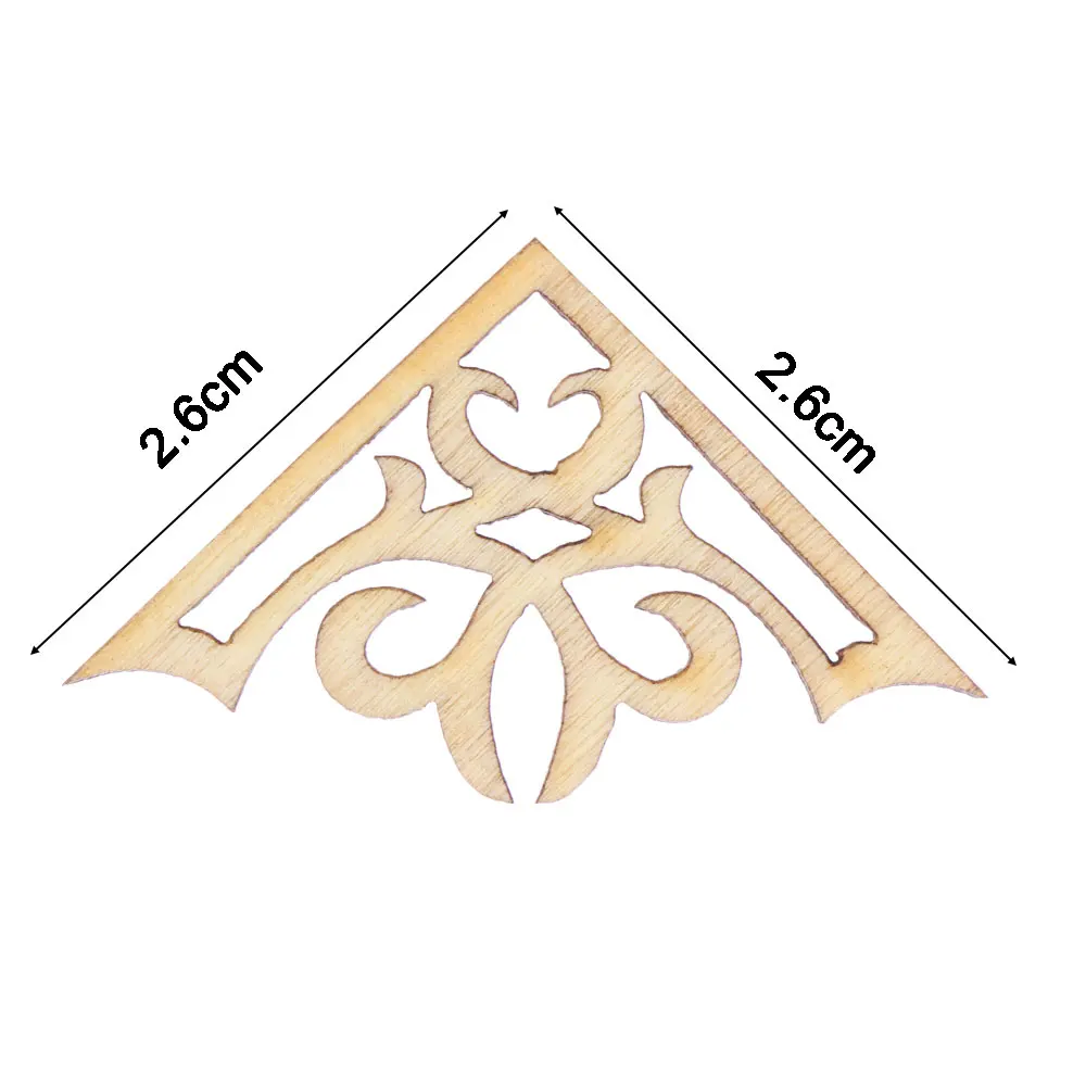 50 шт. деревянные украшения лазерная резка|Украшения своими руками для вечеринки|