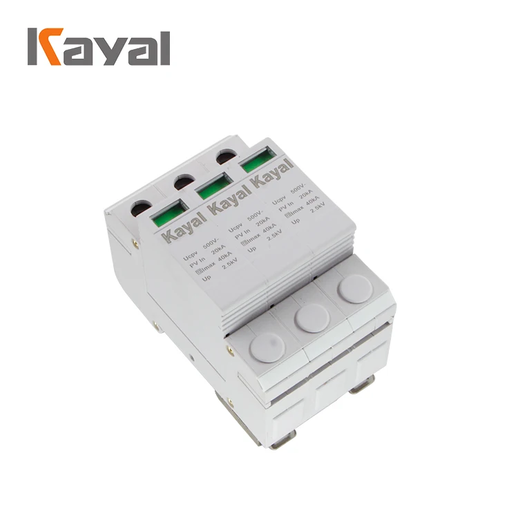 Подлинная Kayal SPD 24v 40ka 80Ka 100Ka Защита от перенапряжения AC 275v 3p + n устройство защиты