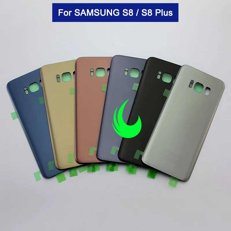 Оригинальный сзади Стекло для Samsung Galaxy S8 g950 G950F + плюс G955 G955F S8plus Батарея Крышка