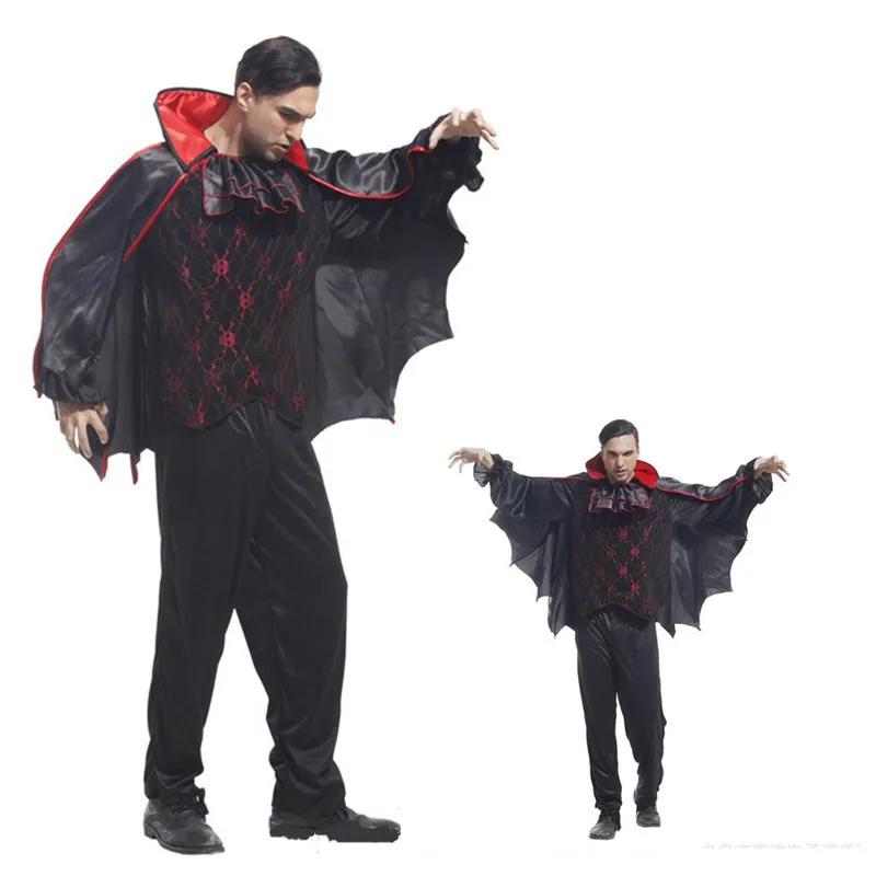 Костюм демона вампира мужской костюм на Хэллоуин Бэтмена дьявола косплей