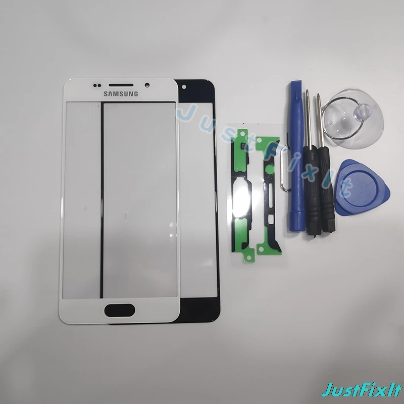 Для Samsung Galaxy A3 2016 A310 A310F сенсорный экран панель передняя внешняя стеклянная крышка
