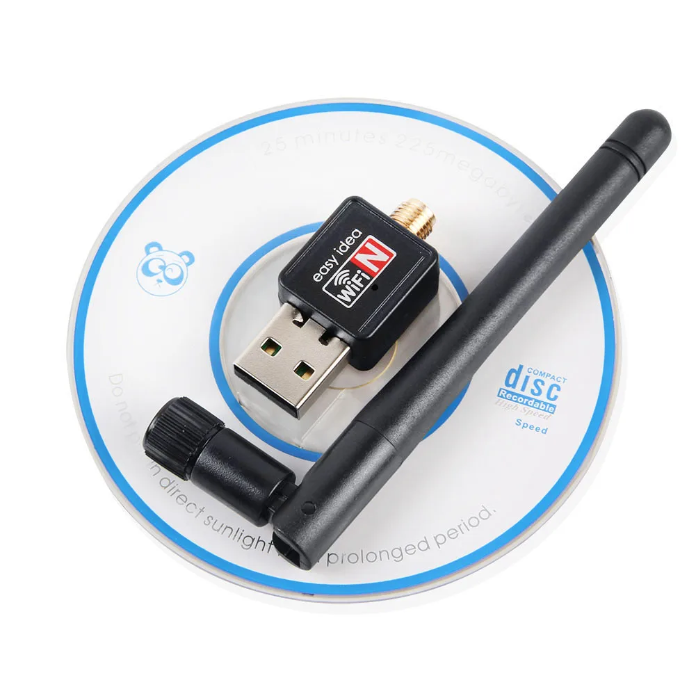 USB Wifi адаптер 150mbps беспроводная сетевая карта 2 4G мини приемник 2dBi антенна для ПК
