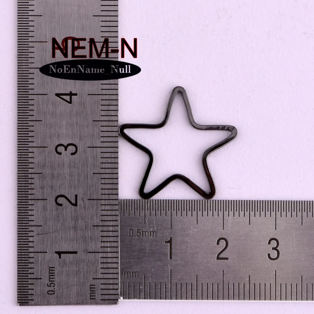 20 шт./лот NEM-N 22 мм пустотелый коннектор Lucky star starfish с одинаковой симметрией для