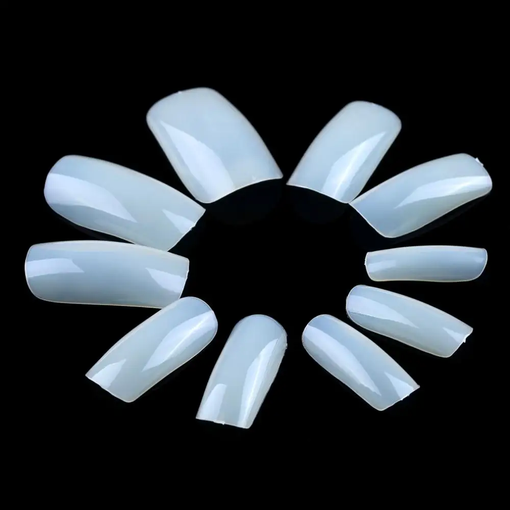 

500pcs/pack Faux Full Cover False Acrylic Nails Artificial Design Tips UV Salon Makeup Set Decorated Fake Nails Wholesale