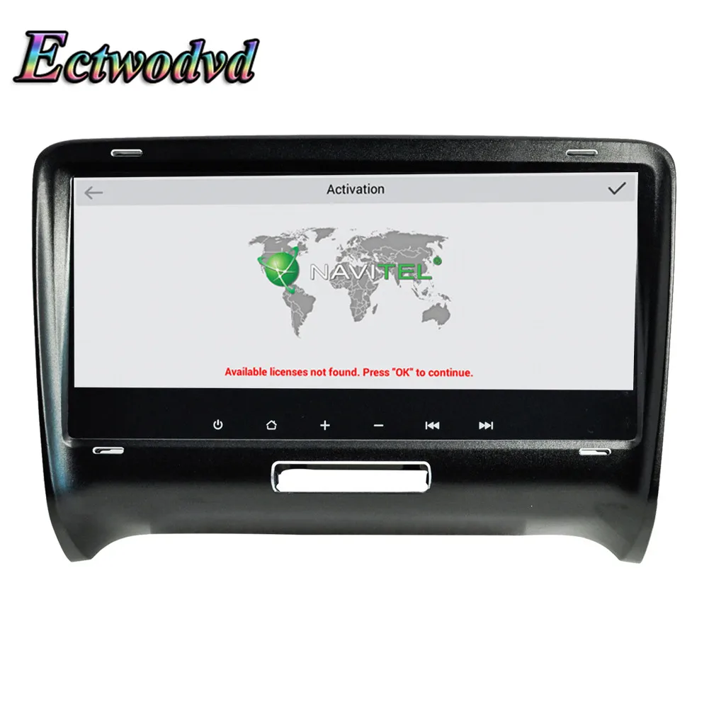 Ectwodvd 8 дюймов четырехъядерный Android 7 1 автомобильный DVD gps Навигатор Радио для Audi TT