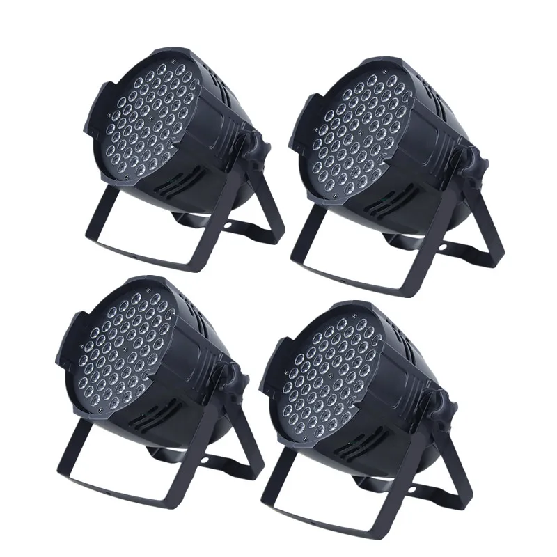 4 шт./лот 54 светодиода parcan RGBW 54x3 Вт Par Light светсветильник для мытья концерта 8