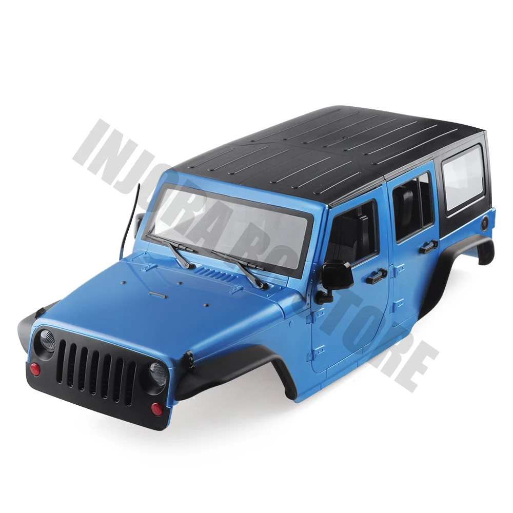 INJORA 7 цветов 313 мм корпус колесной базы+ клетка для 1/10 RC Гусеничный Jeep Wrangler Axial SCX10 SCX10 II 90046