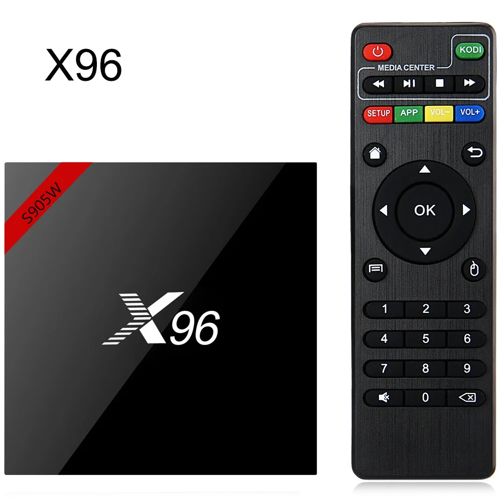 ТВ приставка X96 II четырехъядерный Amlogic Android 7 1 2 4G Wi Fi 4K * 2K HD H.265 Miracast Airplay X96W