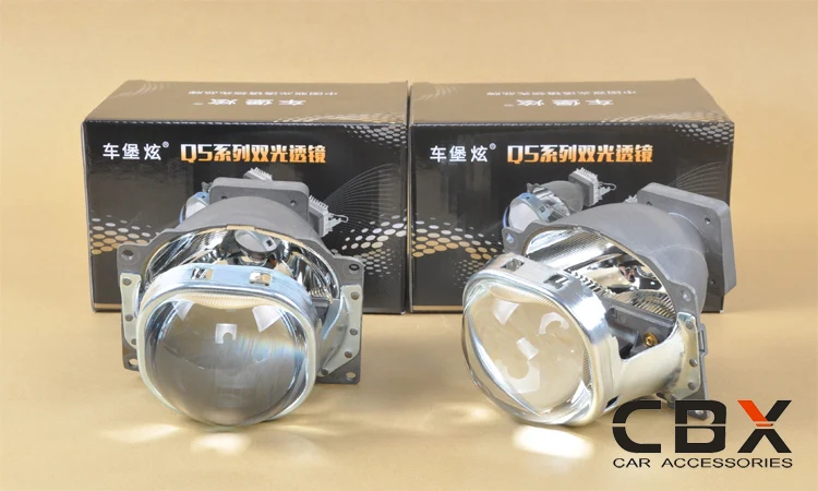 3.0 HID Bi-xenon Projector Lens Square Koito Q5 with Cover MAX-A 2PCS for Headlight Use D1S D2S D2H D3S D4S Xenon Lamp | Автомобили и
