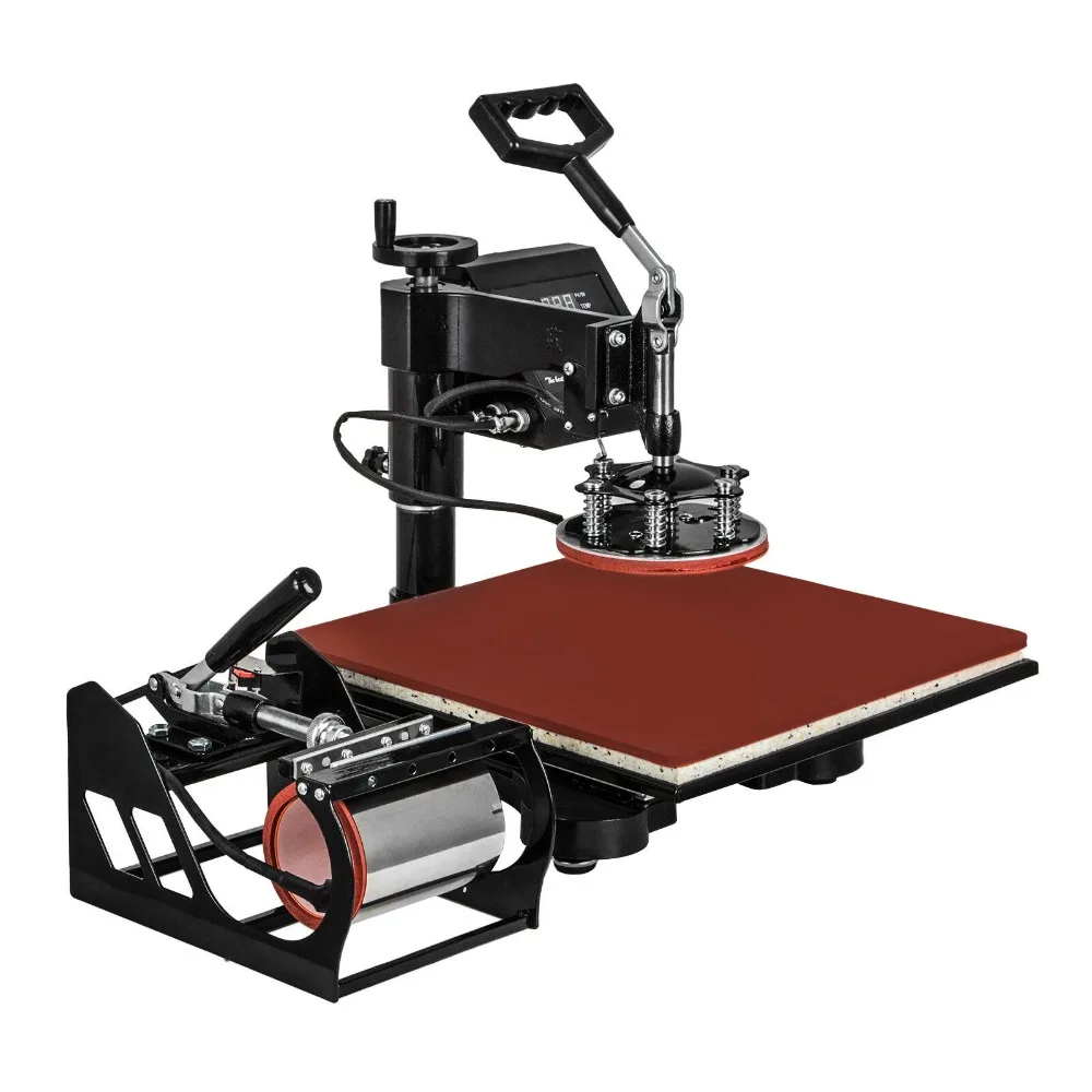 

New 5 in 1 Multi-function Five-in-one Heat Press Machine 38cmx38cm 1250W