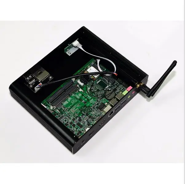 Мини ПК Kaby Lake без вентилятора Intel Core i7 7500U Windows 10 Max 3 5 ГГц HD Graphics 620 4K HTPC Linux Kodi|mini pc