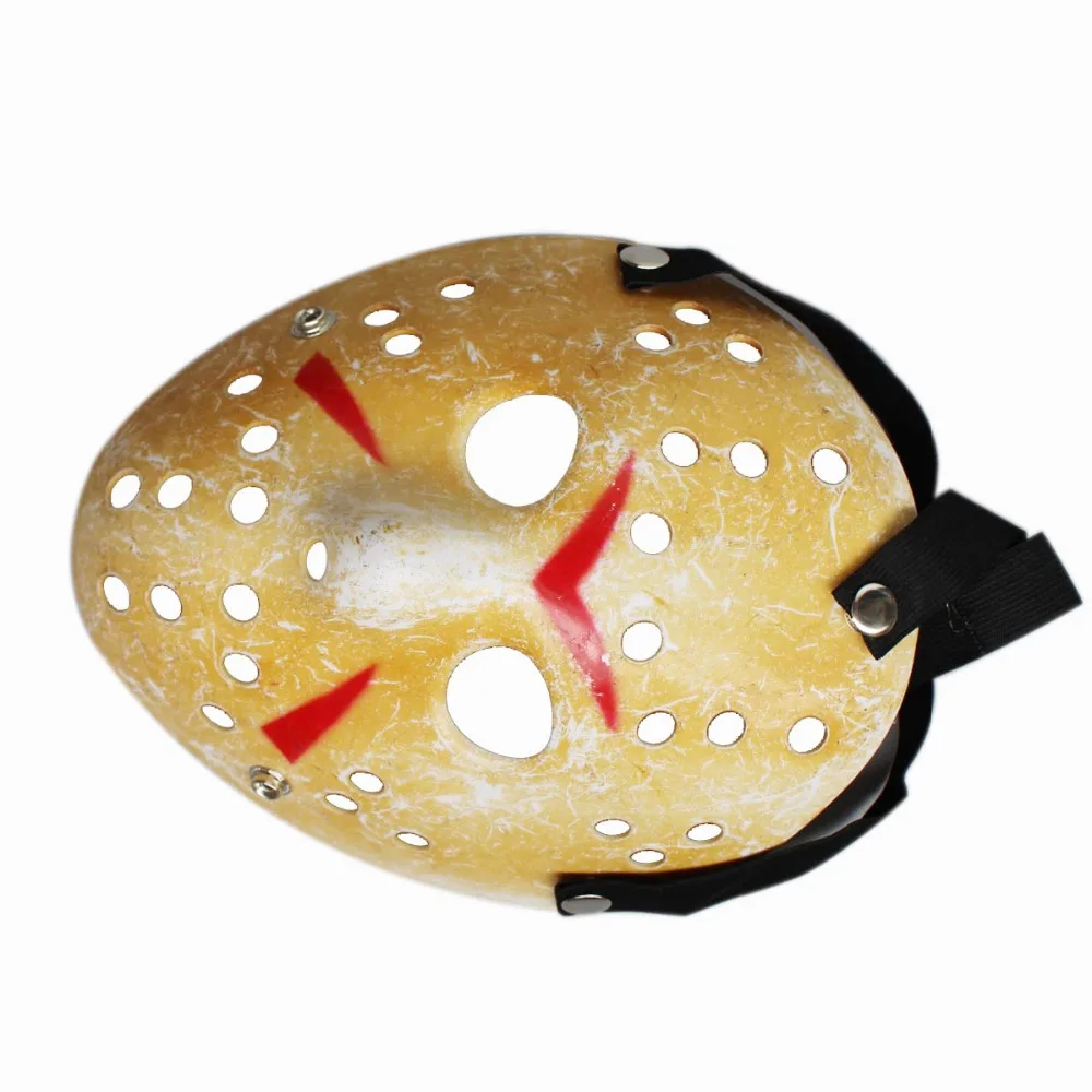 Черная пятница №13 50 шт./лот Jason Voorhees Freddy Рождественская маска на все лицо желтая 100