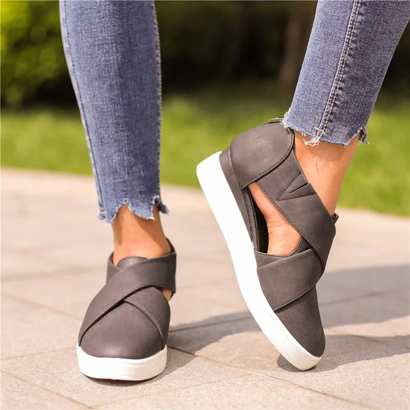 LASPERAL/Женская Вулканизированная обувь на танкетке сезон осень женские замшевые