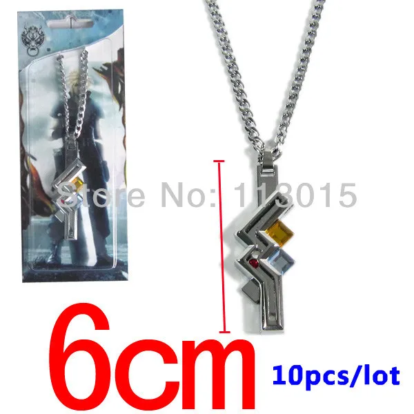 10 шт./лот молния возвращает Final Fantasy VII ожерелье цепочка для ключей XIII FF13 Lightning
