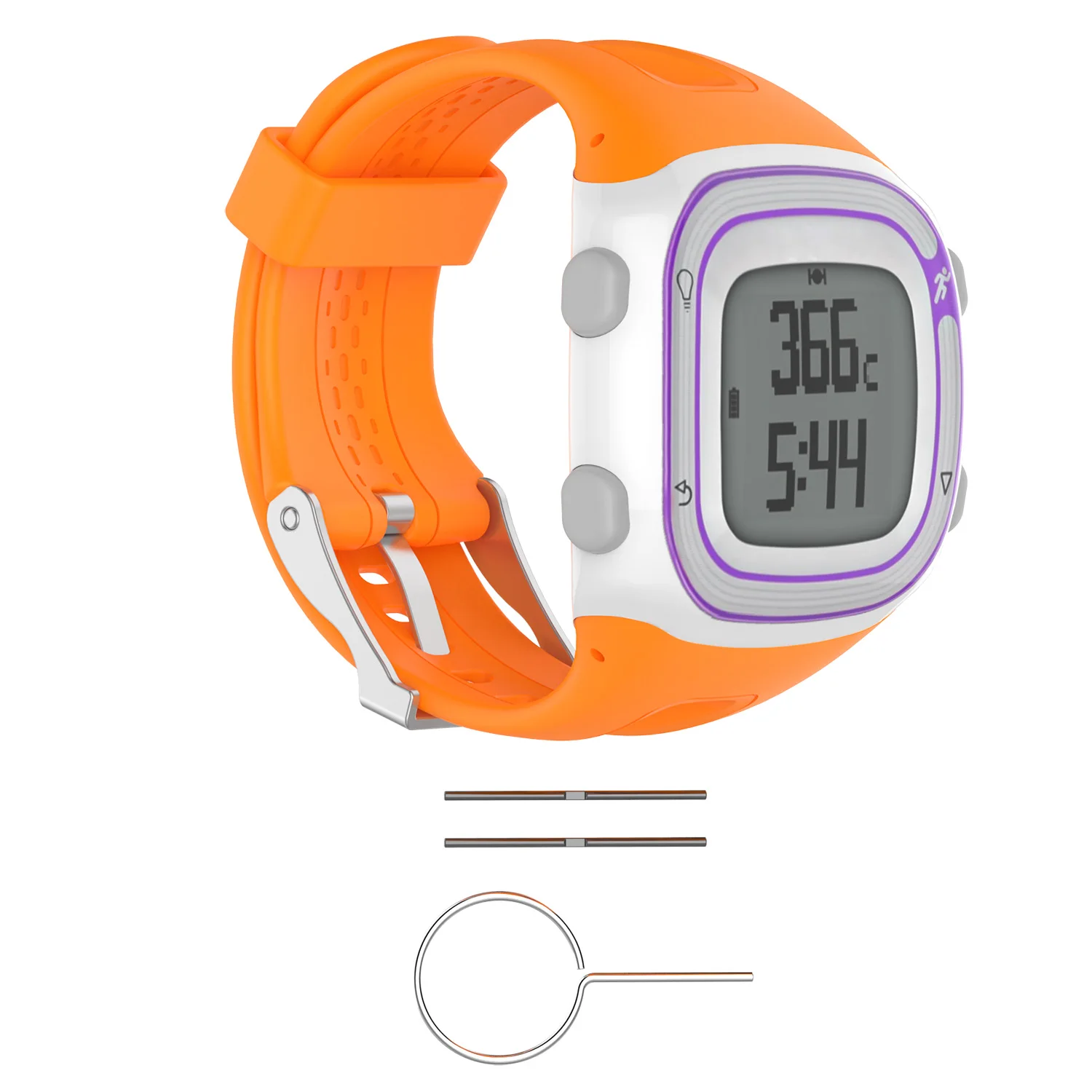 Силиконовый ремешок для часов Garmin Forerunner 10 15 gps спортивные часы для бега маленькие и большие для женщин и мужчин заменить мужские Т-образные ленты с инструментами