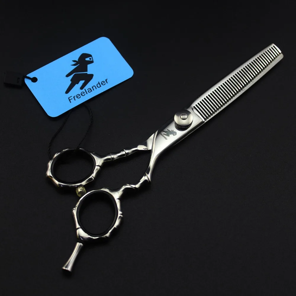 

6.0 inch Japanese imported bamboo section Hairdressing Scissors Cut Flat Cut Liu Hai Shear Thin Shear 40 Tooth Cut