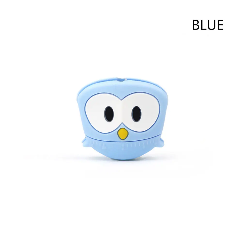 Blue Owl 10 шт. силиконовые бусины Сова Перл Детские трофеи бусины мордедор Силикона Прорезыватель игрушки без БФА, силиконовый шарик сделай своими ругами слингобусы - Цвет: Blue Owl