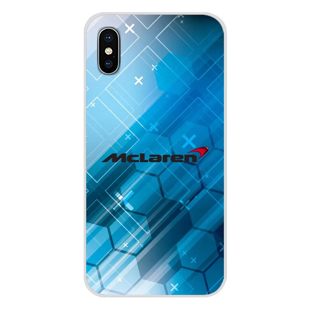 Аксессуары чехол стильный mclaren логотип гоночный автомобиль для Apple iPhone X XR XS MAX 4 4S 5