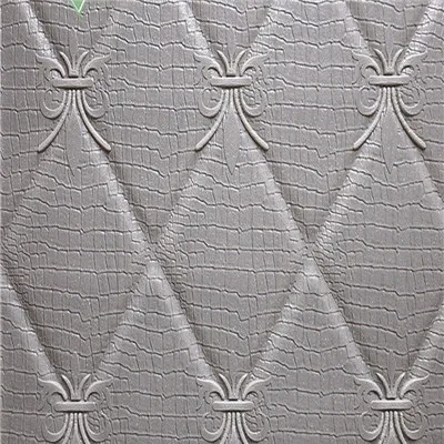 Серый 3D geometric pattern soft package wallpaper study dining room living room bedroom waterproof anti-collision foam wall stickers - Цвет: Серый