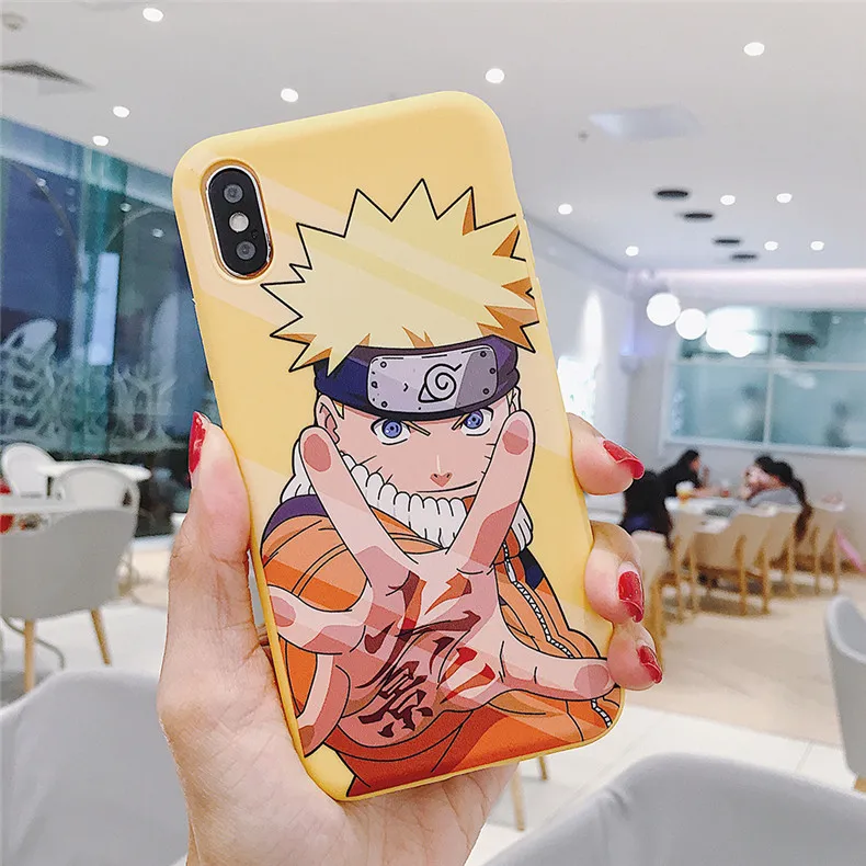 Милый мультфильм японское аниме Наруто Саске чехол для iPhone X XS MAX XR 11 pro 8 7 6S 6 Plus конфеты матовый Силиконовый мягкий чехол