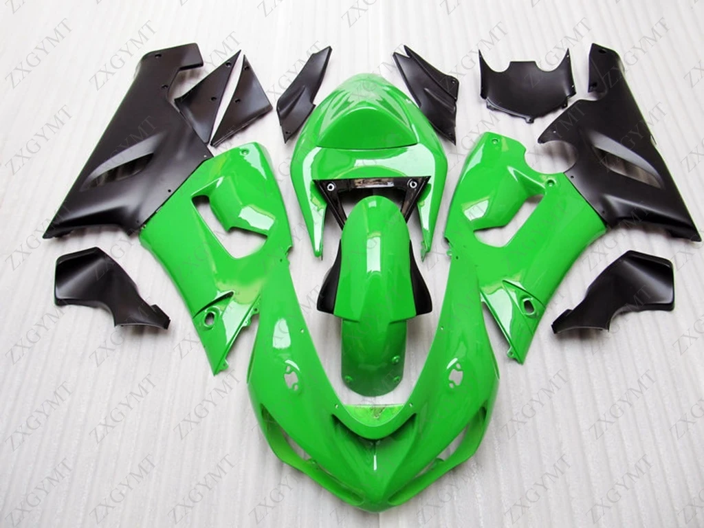 Тела Наборы ниндзя ZX-6r 2005-2006 06 тела зеленый 05 Пластик Подарочный комплект