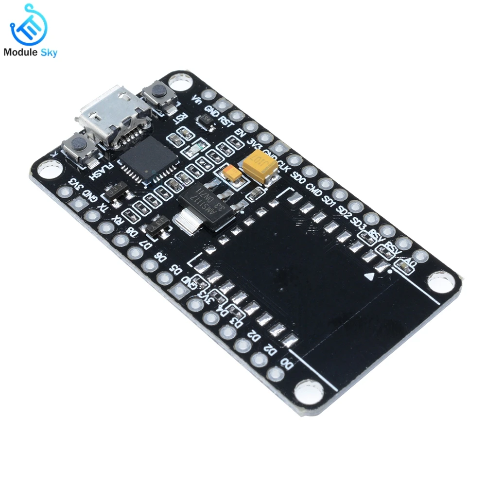 Беспроводной модуль Wi Fi для NodeMCU ESP8266 USB ESP 12E/F CP2102 Интернет питание постоянного