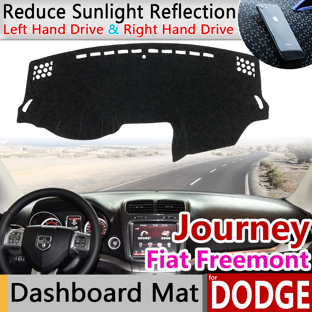 Для Dodge Journey JC Fiat Freemont 2009 ~ 2016 SRT R/T Противоскользящий коврик для приборной панели