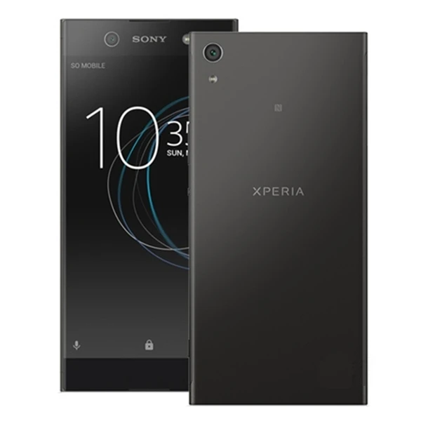 Разблокированный мобильный телефон sony Xperia XA1 Ultra 6,0 дюймов, Восьмиядерный, 4 Гб ОЗУ, 32 Гб ПЗУ, 23 МП, LTE 1080 P, две sim-карты - Цвет: Черный