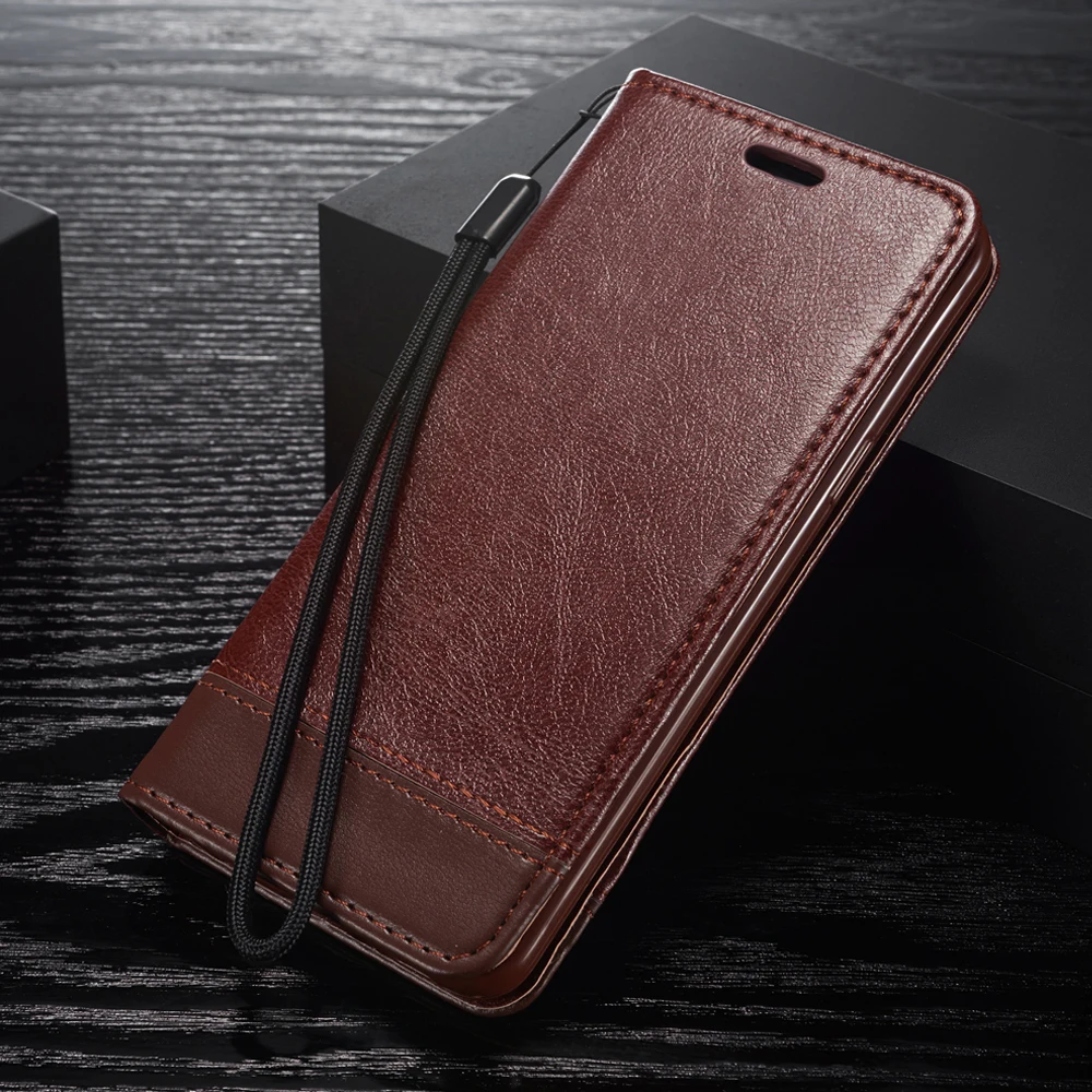 Ретро Кожаный флип-чехол на магните для Samsung galaxy S8 s8 plus чехол-кошелек с отделением