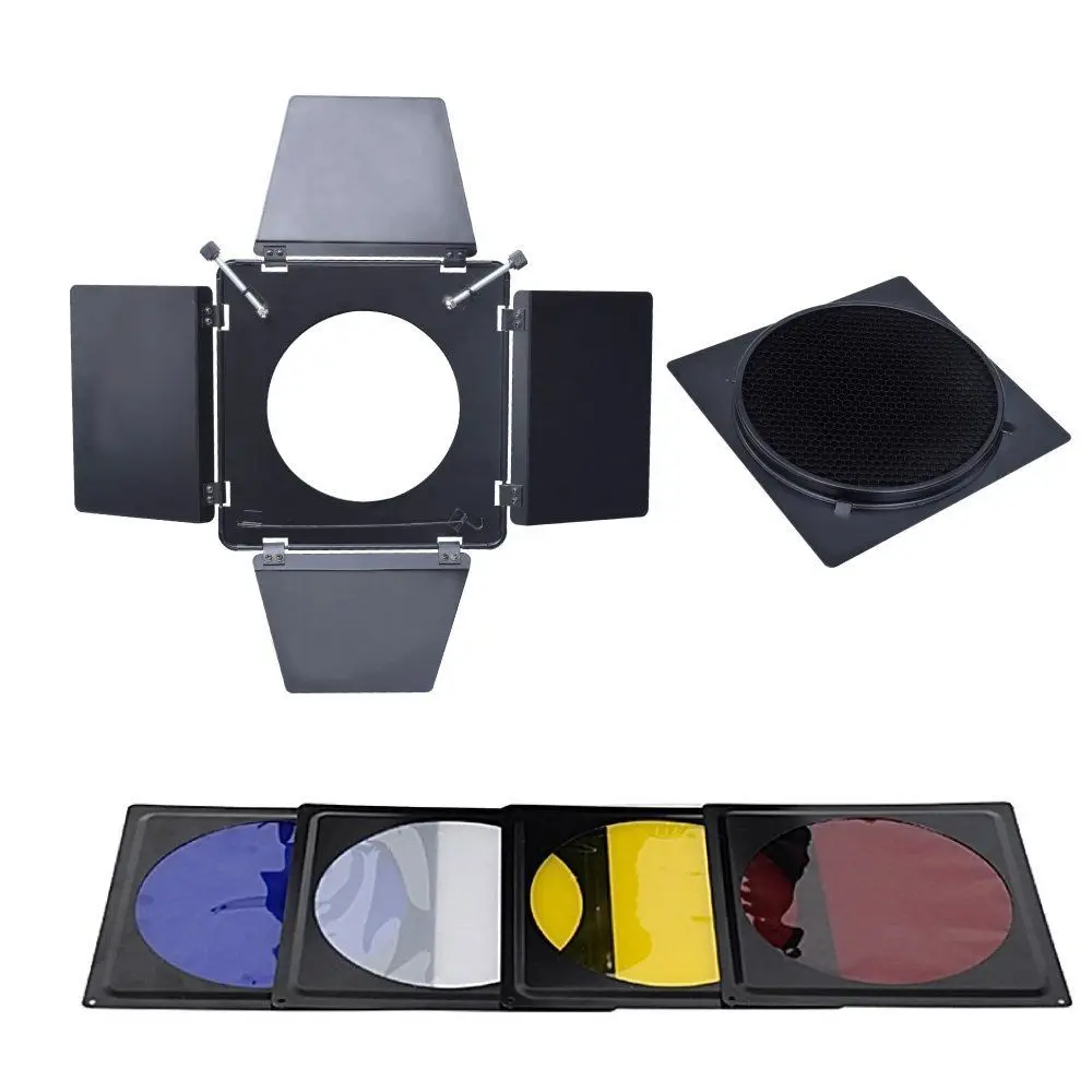 Студия двери сарая w/Сотовый сетчатый фильтр для Elinchrom крепления Стандартный