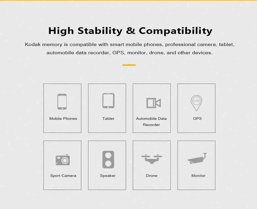 Флэш-карта памяти KODAK U1 128 Гб 64 ГБ 32 ГБ 16 ГБ Micro SD карта высокоскоростная память Micro SD карта TF/SD карта класс 10 tarjeta de