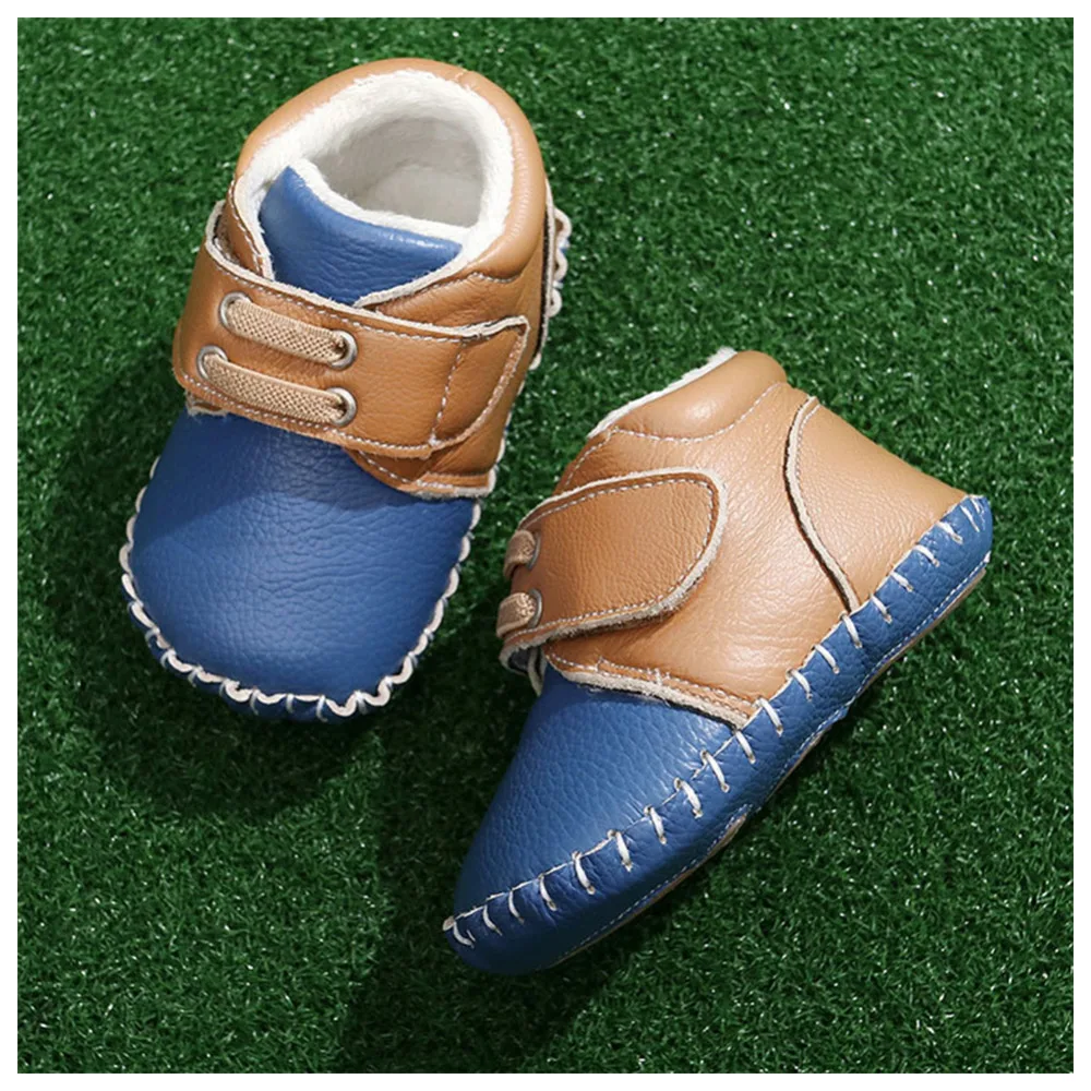 Детская обувь для малышей костюм 3 24 месяцев Зимняя Теплая повседневная детская