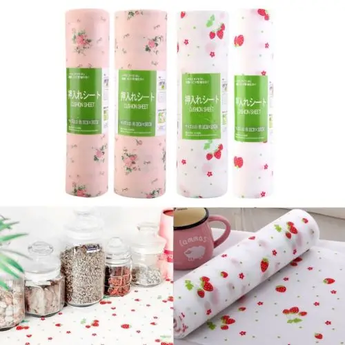 Антискользящий кухонный шкаф со стеклянными дверями коврик вкладыш рулон прокладка для ящика стол столовых