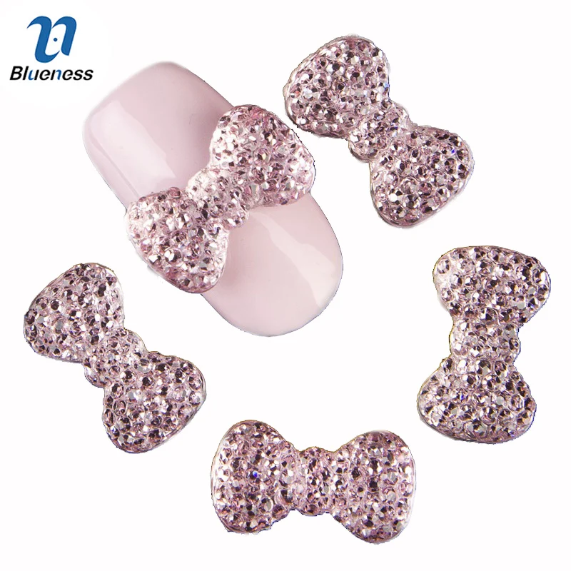Blueness 10 шт./лот 3D дизайн ногтей Подвески Ювелирные изделия клей стразы украшения