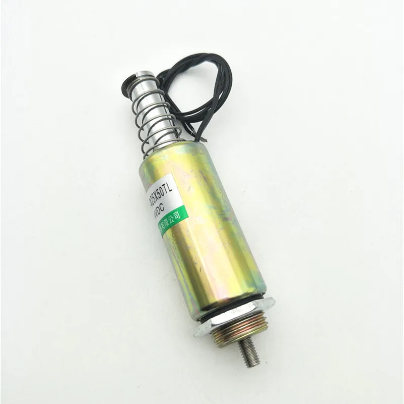 Высокое качество DC 12/24V 10mm 300g нажимной Тип трубчатый соленоид движения