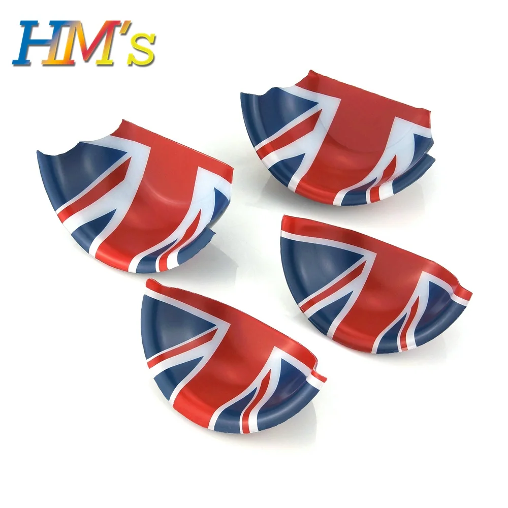 4PCS RedJack Для MINI Countryman F60 Clubman F54 Hardtop автомобильный Стайлинг для MINI Cooper аксессуары Дверная ручка наклейка для MINI F54 F55 - Название цвета: 4PCS RedJack