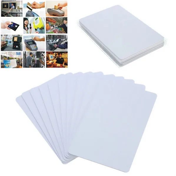 White 10Pcs/Pack PVC NFC Smart Card Tag S50 For IC 13.56MHz RFID Readable Writable 8.5 x 5.4 0.1cm New | Безопасность и защита