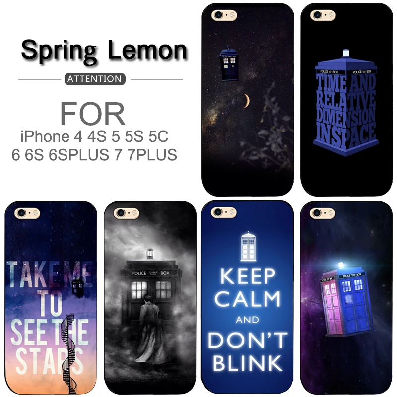 Новые с изображением ТАРДИСа из сериала Доктор Кто Жесткий Чехол для задней