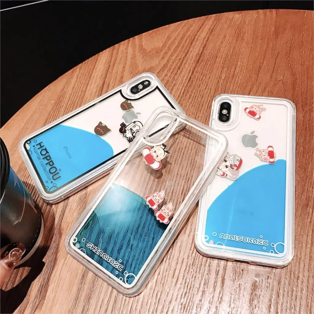 Жидкий зыбучий песок милый мультяшный чехол для телефона iphone 6 S 7 8 Plus X XR XS