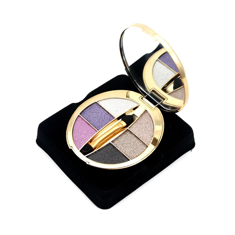 2018 Makeup 6 Colors Waterproof Glitter Eyeshadow Palette Shining Metals Powder Shimmer Eye Shadow Pigments Kits Diamond Make Up |